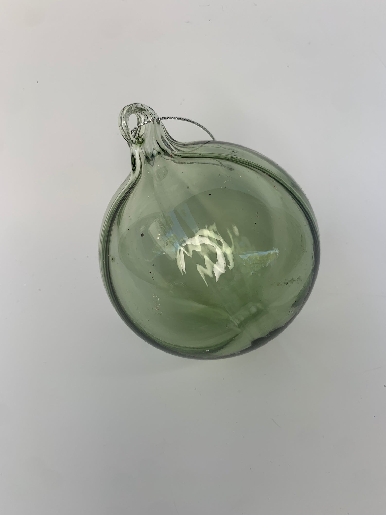 Green Sheer Glass Ball - Gqam438 – Two Turtle Doves Australia