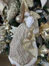 2024 PRE-ORDER: LUXE ANGEL TREE TOPPER OR TABLETOP DECORATION 24X11X39CM-Two Turtle Doves Australia