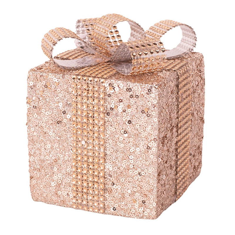 2024 PRE-ORDER: LIGHTWEIGHT, CHAMPAGNE GIFT BOX, SMALL, 11.5X11.5X14CM-Two Turtle Doves Australia