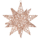 2024 PRE-ORDER: 50CM WIRE & GLITTER CELESTIAL STAR WITH LIGHTS, B/O 3xAA BATTERIES-Two Turtle Doves Australia